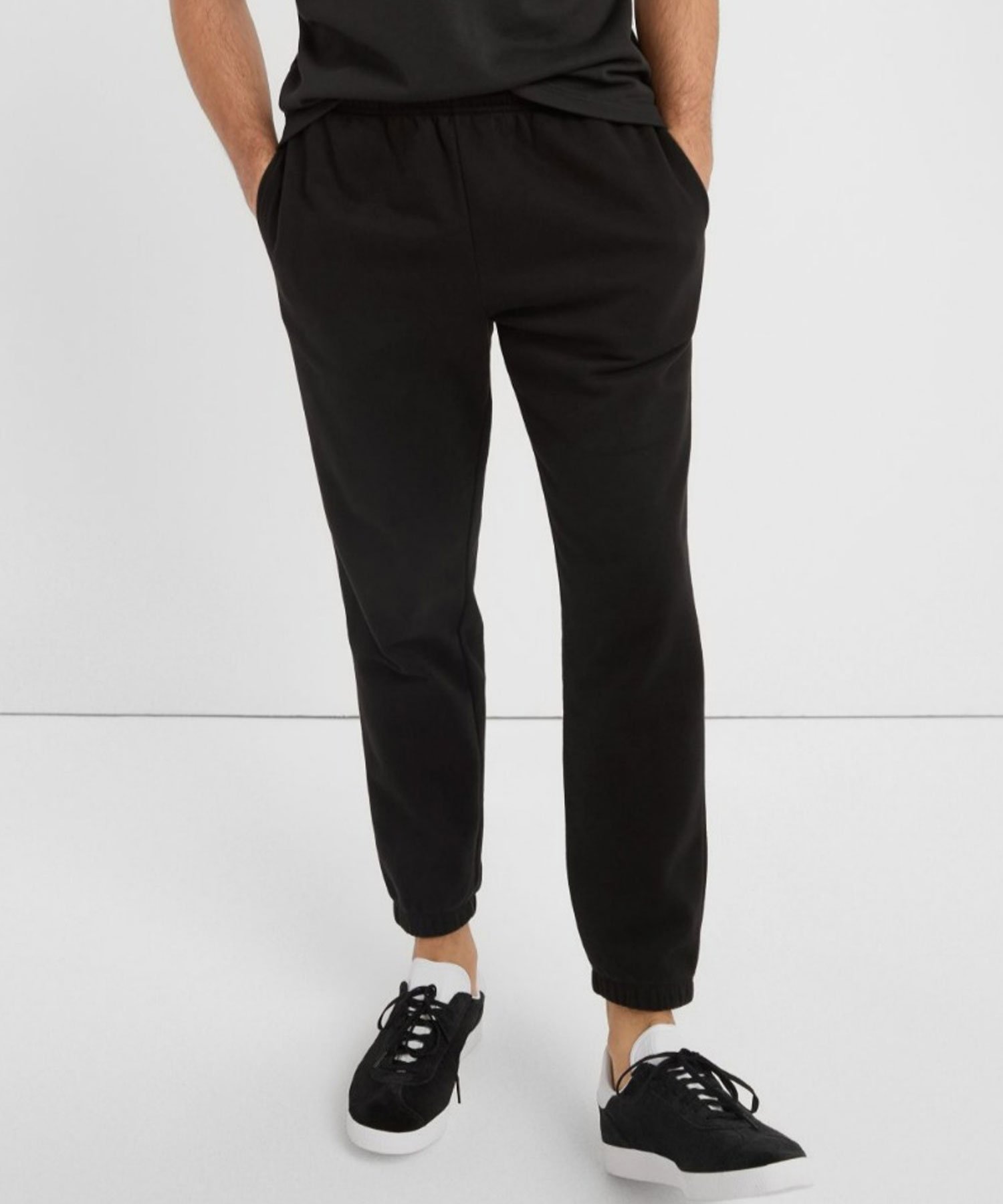 (U) Винтажные мягкие спортивные штаны (унисекс, комплект) GAP, TRUE_BLACK — фото 2