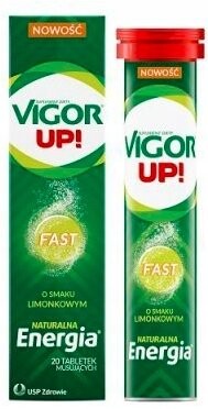 

USP Zdrowie, Vigor Up! Фаст со вкусом лайма, 20 таб. мусс.