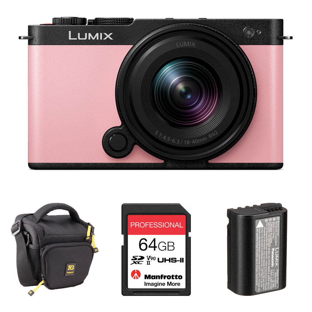 

Беззеркальная камера Panasonic Lumix S9 Mirrorless Camera 18-40mm f/4.5-6.3 Lens and