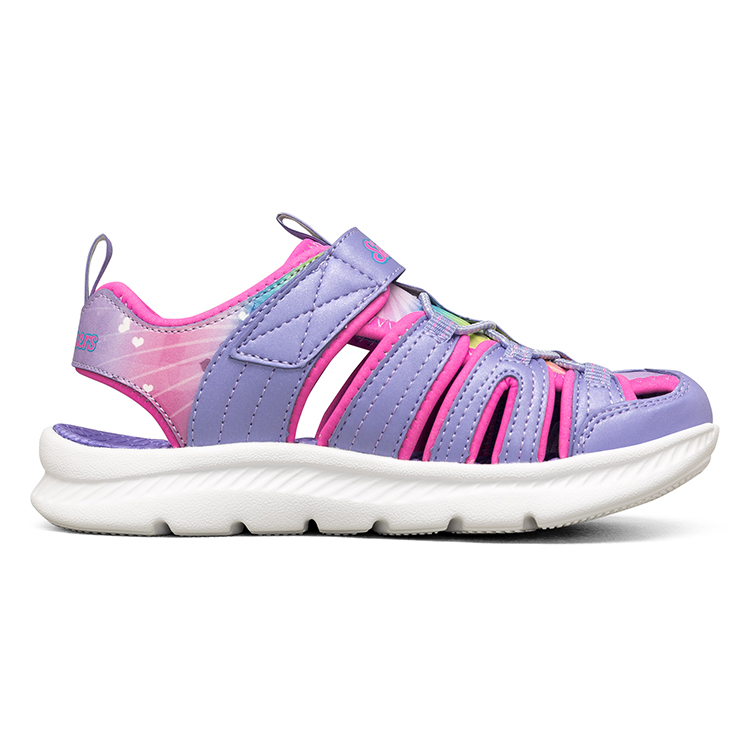 Skechers Детские сандалии фиолетового цвета для подростков — фото 2