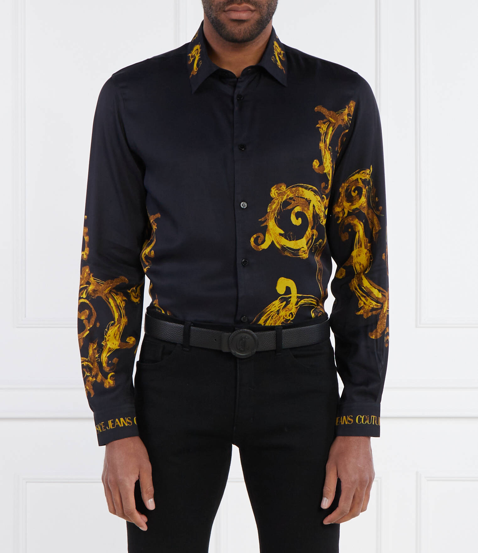 

Рубашка Versace Jeans Couture Regular Fit, черный