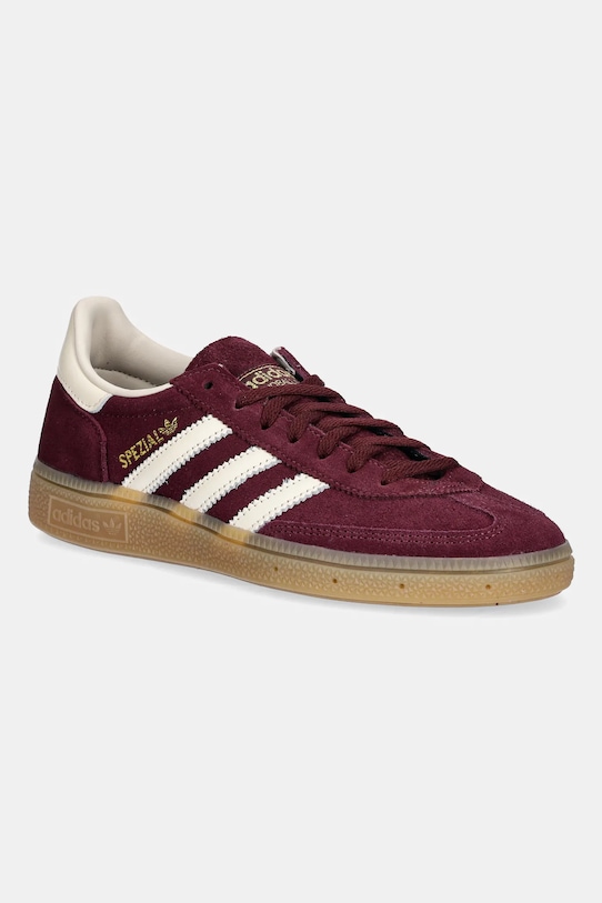 Замшевые кроссовки Handball Spezial Adidas Originals, бордовый