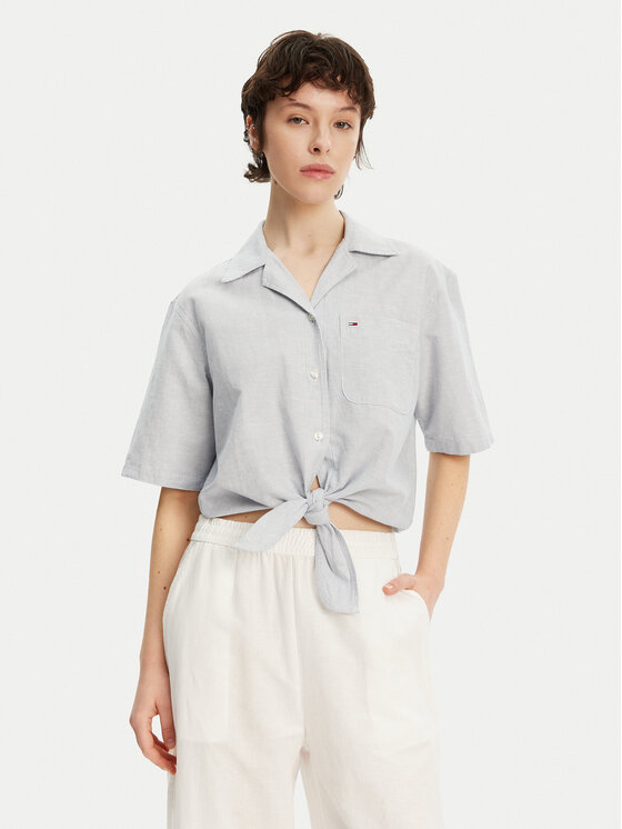 

Рубашка обычного кроя DW0DW20286 Tommy Jeans, синий