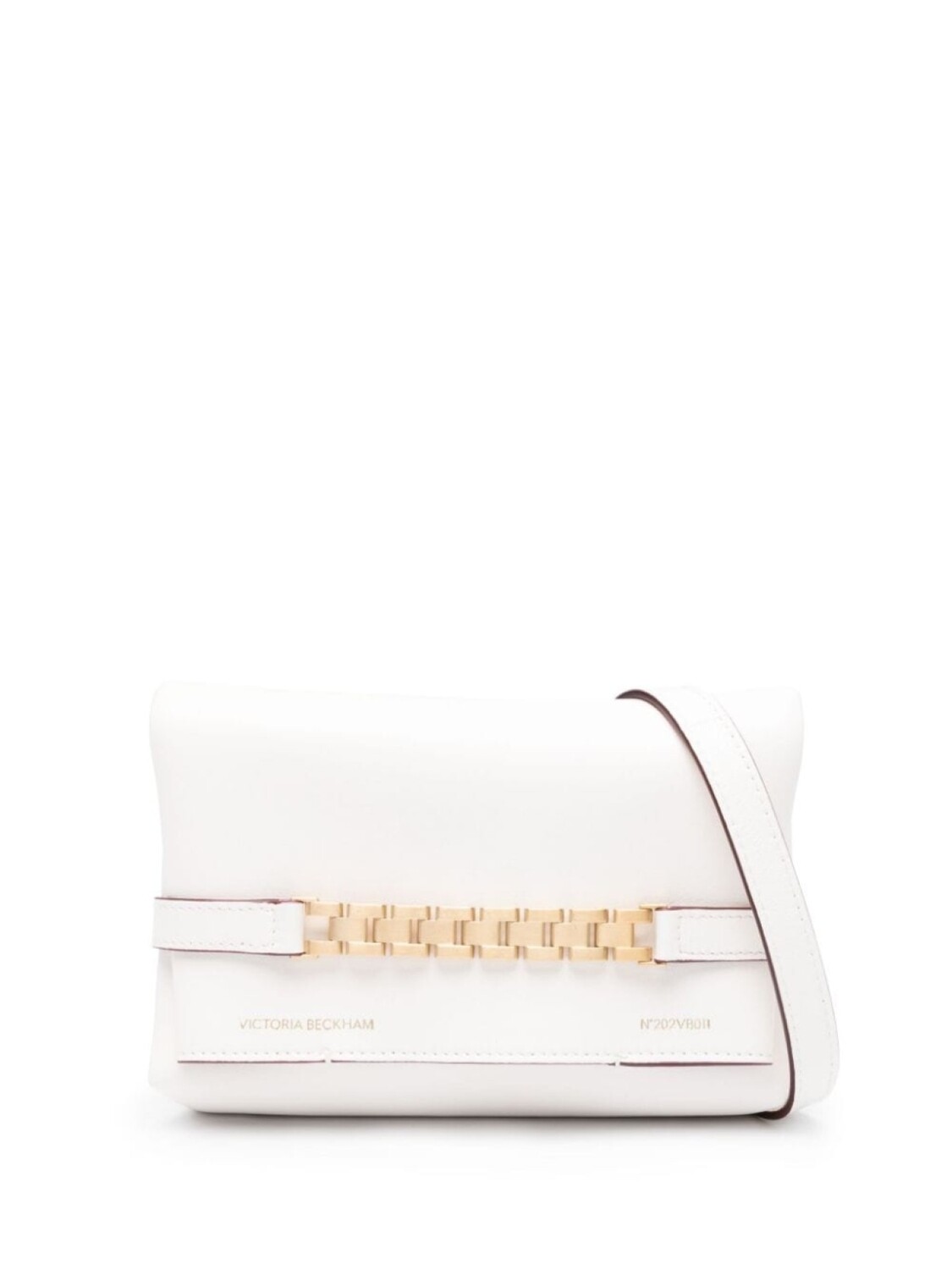 

Victoria Beckham Chain-strap leather crossbody bag, белый