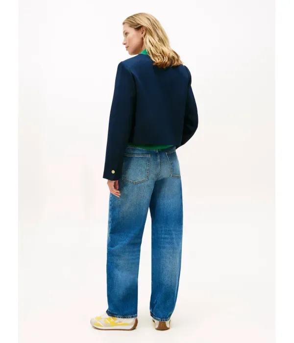 Элегантный жакет regular fit Tommy Hilfiger, темно-синий — фото 3