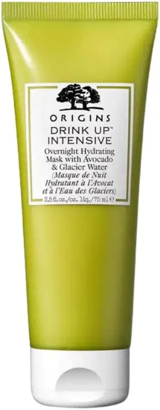 Маска для лица Origins — Drink Up Intensive Overnight Hydrating Mask с авокадо и ледниковой водой, 75 мл