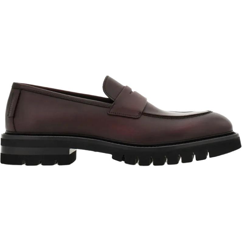 Ferragamo повседневные туфли мужские burgundy — фото 3
