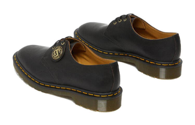 Полуботинки Dr.Martens 1461 Leather Lace Up Shoes 'Black' — фото 4