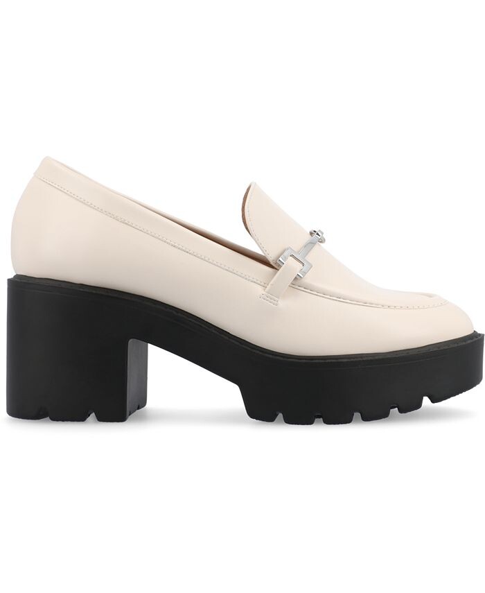 Женские туфли-лодочки на платформе и подошве Kezziah Tru Comfort из пенопласта Journee Collection, белый — фото 2