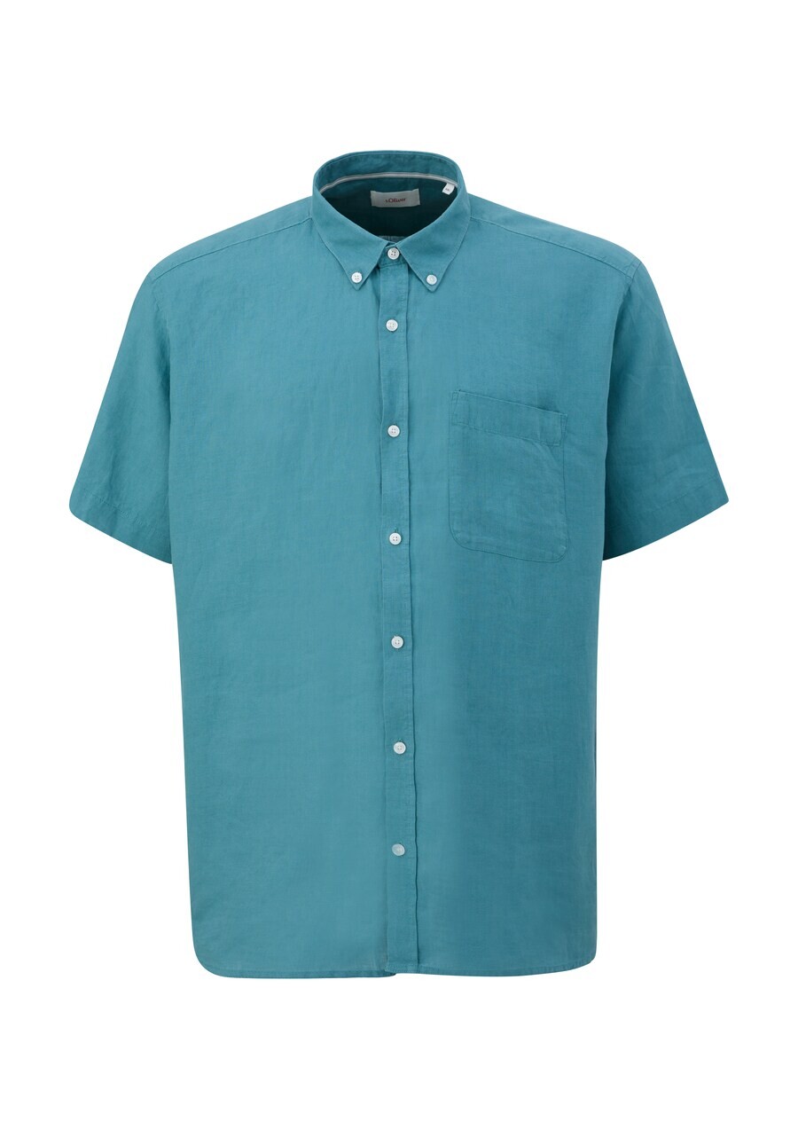 

Повседневная рубашка s.Oliver Regular fit Button Up Shirt, цвет petrol