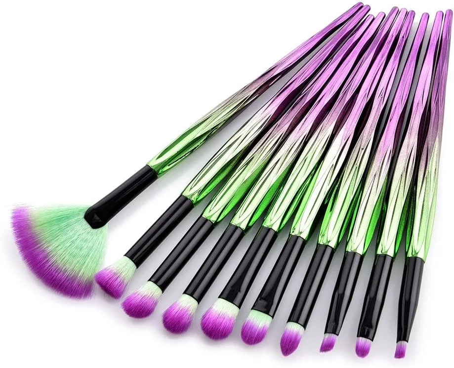 Набор кистей для макияжа SkiPdr 10 шт мультиколор — фото 2
