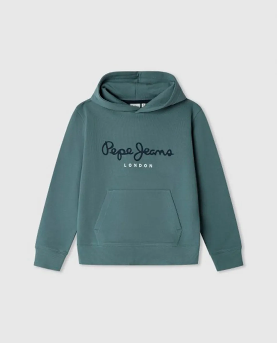 

Детская толстовка с капюшоном Art Hoodie Pepe Jeans, пастельно-розовый