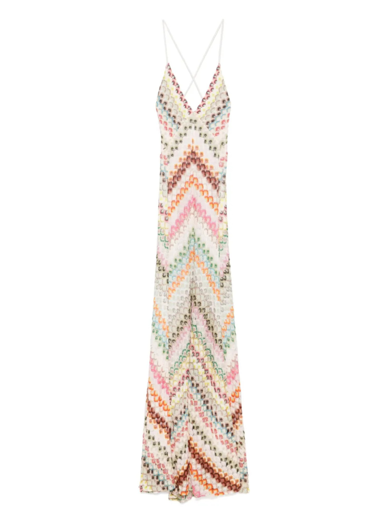 

Платье макси с зигзагом Missoni, нейтральный