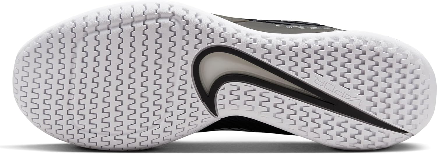 Мужские кроссовки Nike Zoovapor 11 HC на шнуровке, Black/White/Anthracite — фото 2