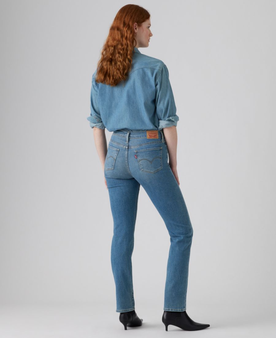 Женские джинсы прямого кроя 314 с завышенной талией Levi's, Eternal Indigo Mid — фото 3