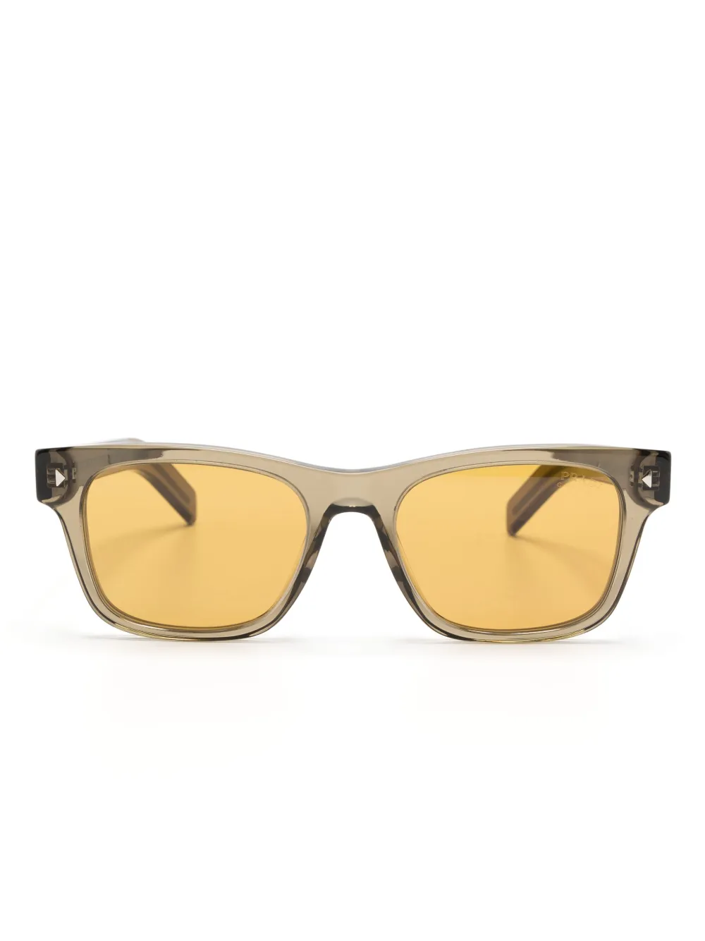 

Солнцезащитные очки в квадратной оправе Prada Eyewear, нейтральный