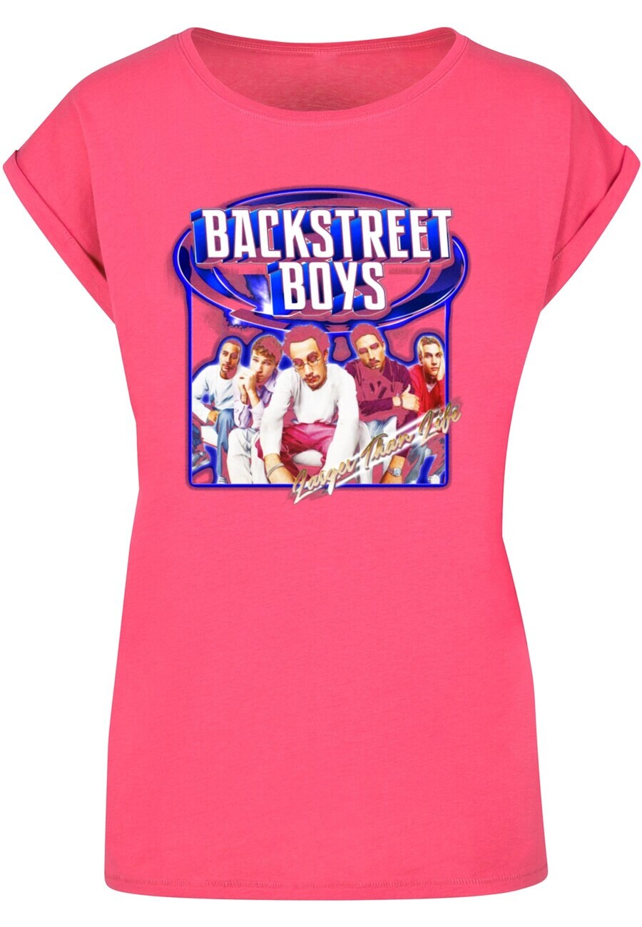 

Футболка Merchcode Shirt Backstreet Boys - Larger Than Life Recolor, розовый