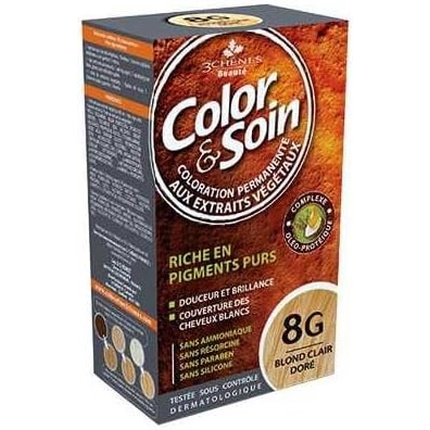 

Les 3 Chenes Color & Soin Женская краска для волос золотисто-светло-русый 8 г Les 3 ChÊNes