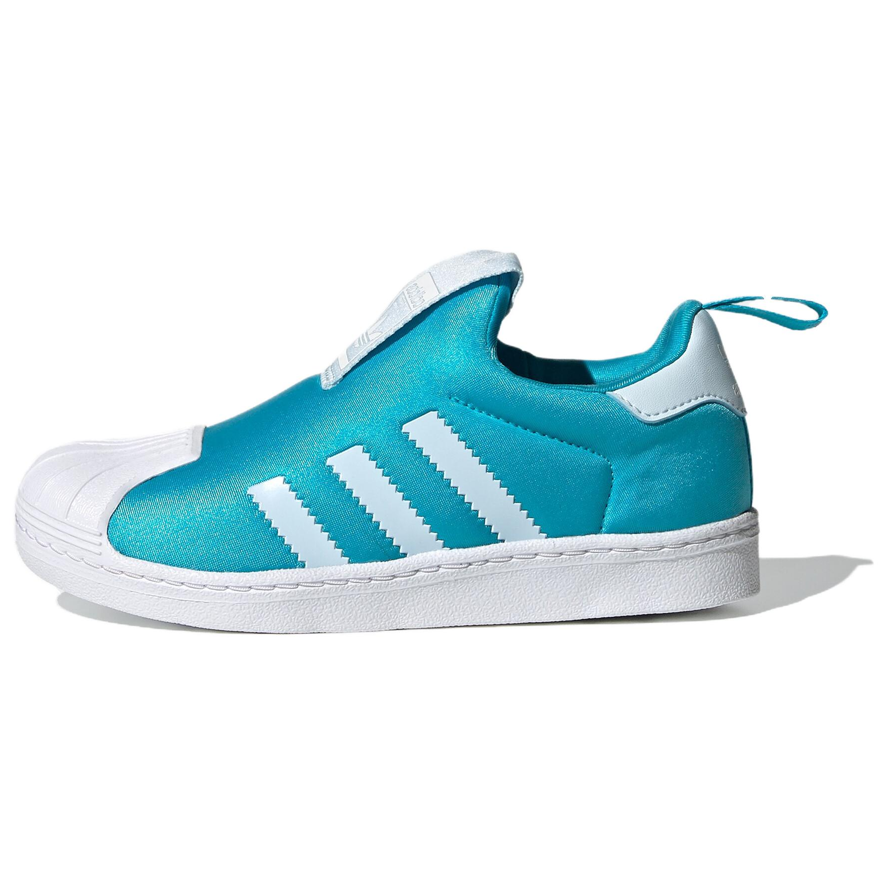 

Детские кроссовки для скейтбординга SUPERSTAR 360 для дошкольников Adidas Originals, светло-голубой