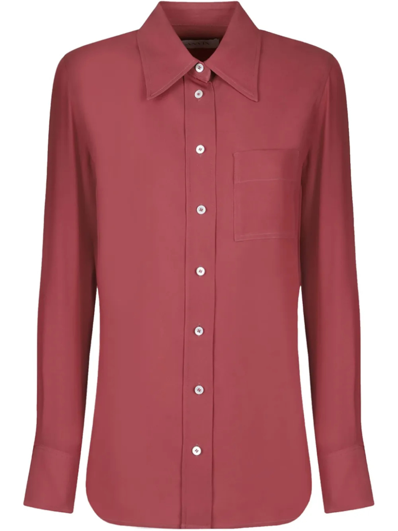 

Рубашка с длинными рукавами Lanvin, розовый