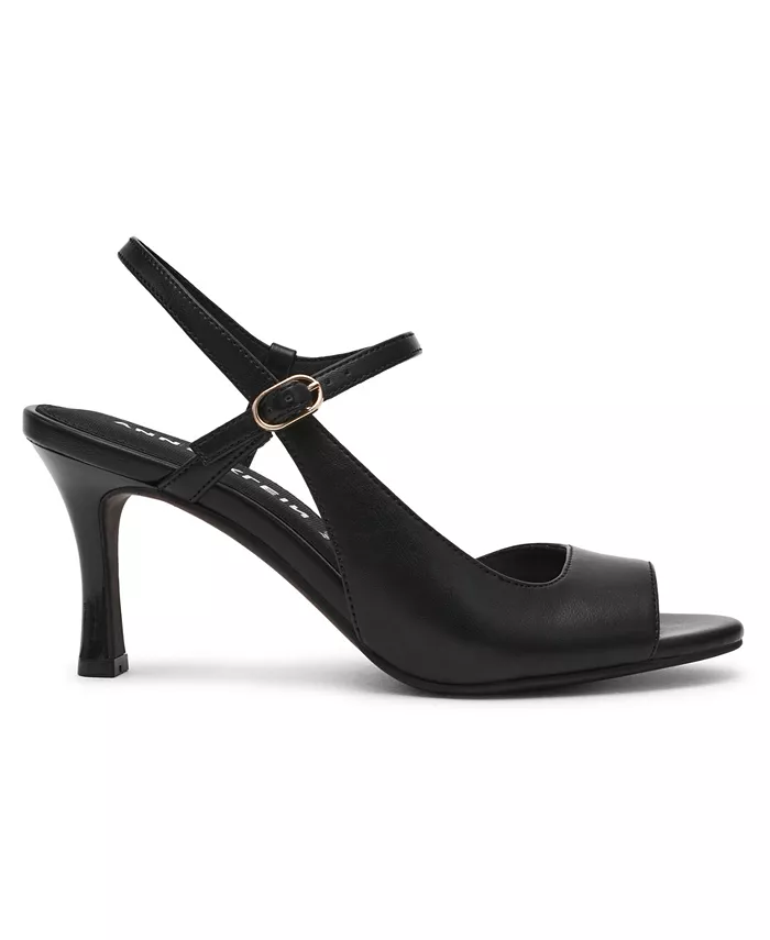 Женские босоножки Jessica с открытым носком Anne Klein, черный — фото 2