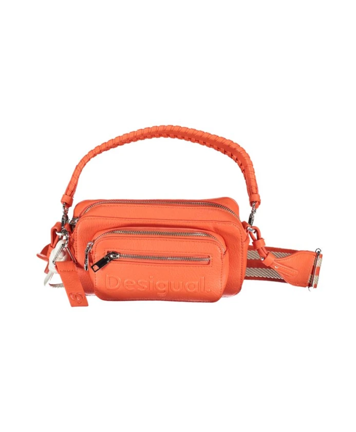 

Розовая сумочка со съемным плечевым ремнем Desigual, оранжевый