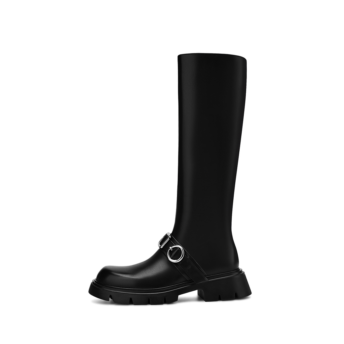 Рыцарские сапоги, сапоги до колена, 3,8 см, женские Rosa Bianca, Black