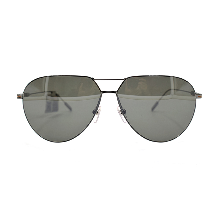 

Zegna Alloy Авиаторские солнцезащитные очки Мужские Gunmetal Ermenegildo Zegna