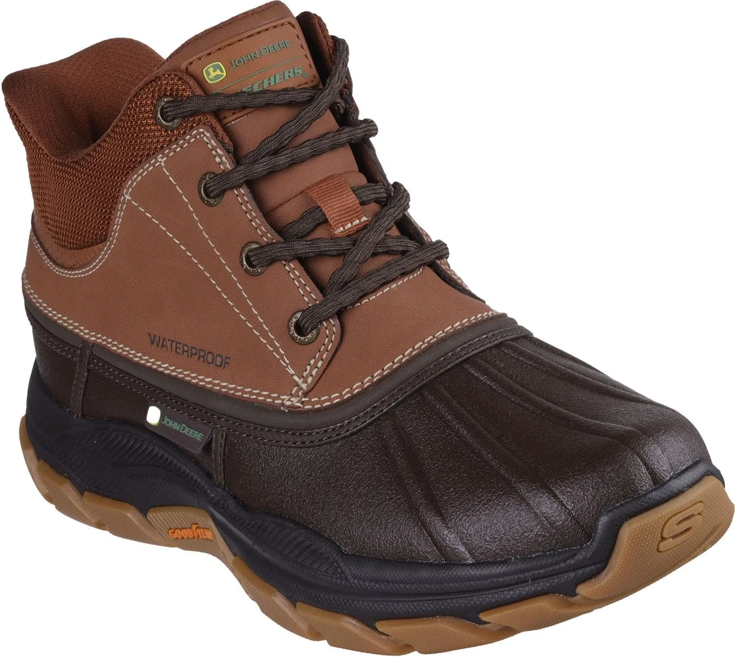 Резиновые ботинки Skechers Respected Swamper для мужчин, Brown
