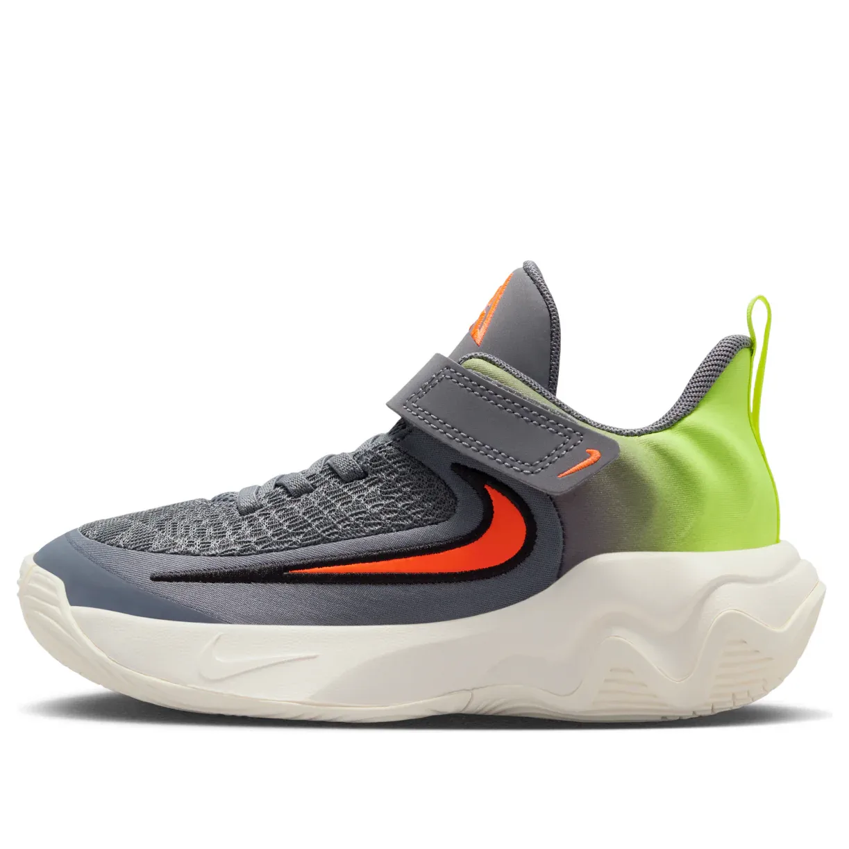 Кроссовки (PS) Nike Giannis Immortality 4 'Deep Gray Fluorescent Yellow', серый