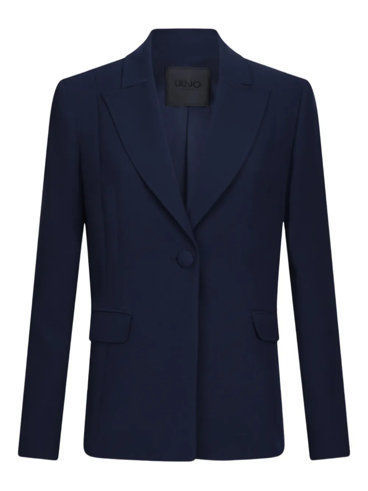 

Блейзер из крепа кади LIU JO, синий