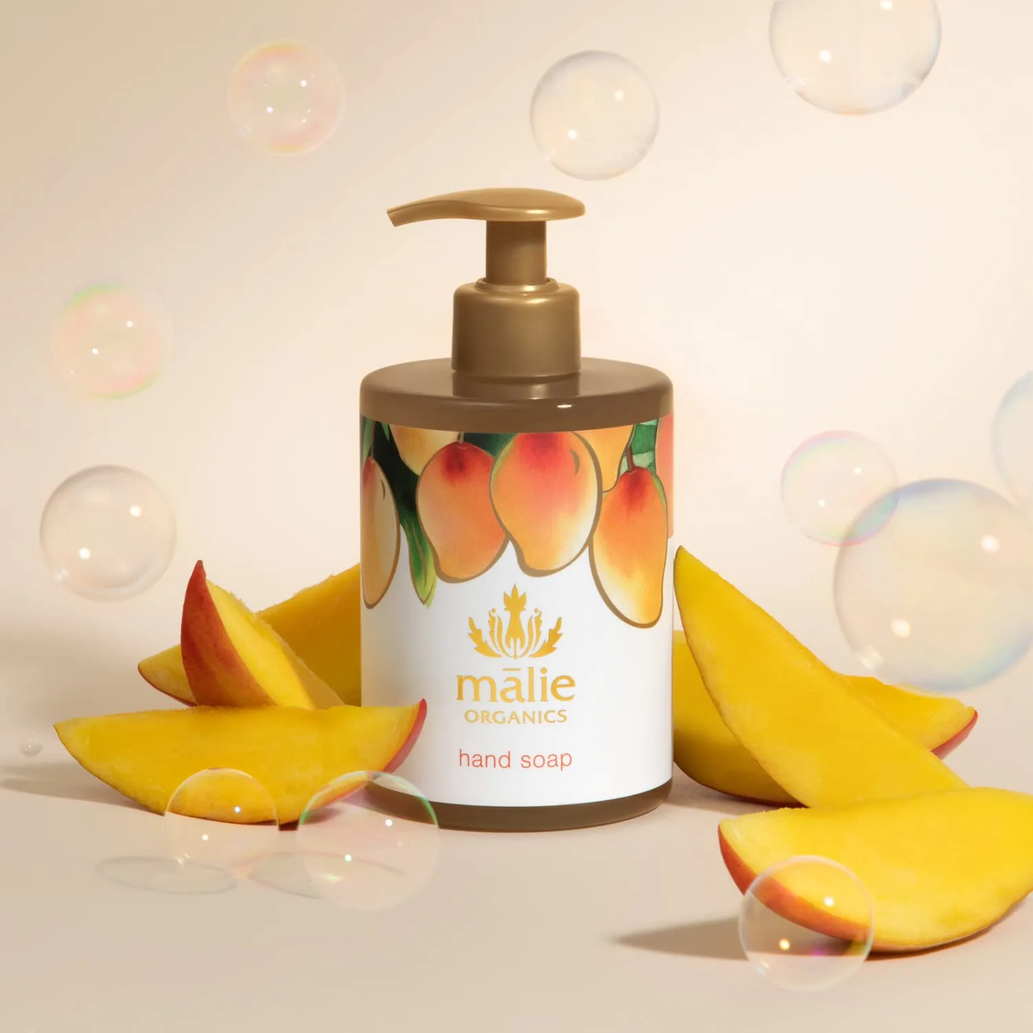 Органическое жидкое мыло для рук Malie Organics с манговым нектаром