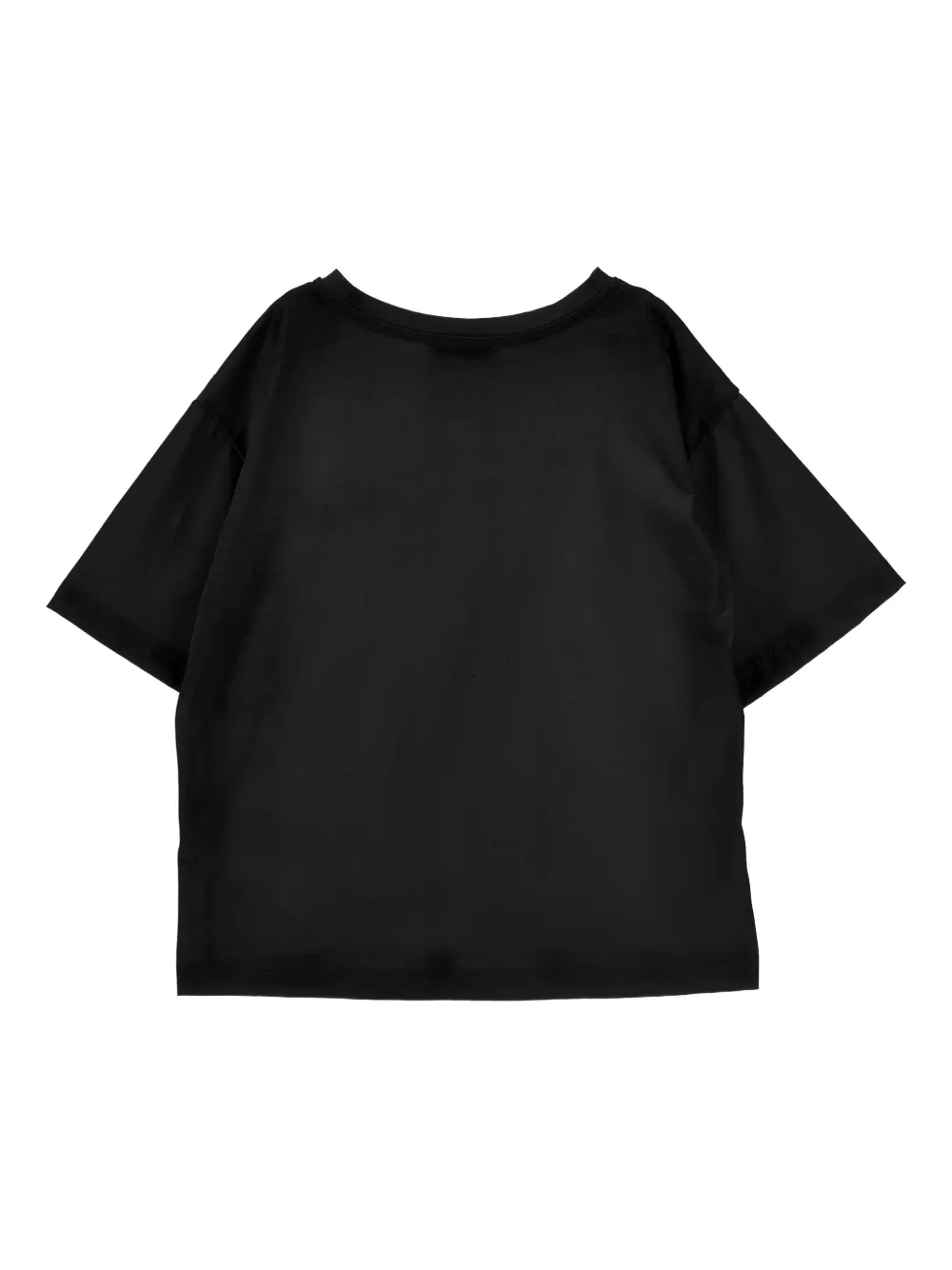 Футболка с вышитым логотипом Philosophy Di Lorenzo Serafini Kids, черный — фото 2