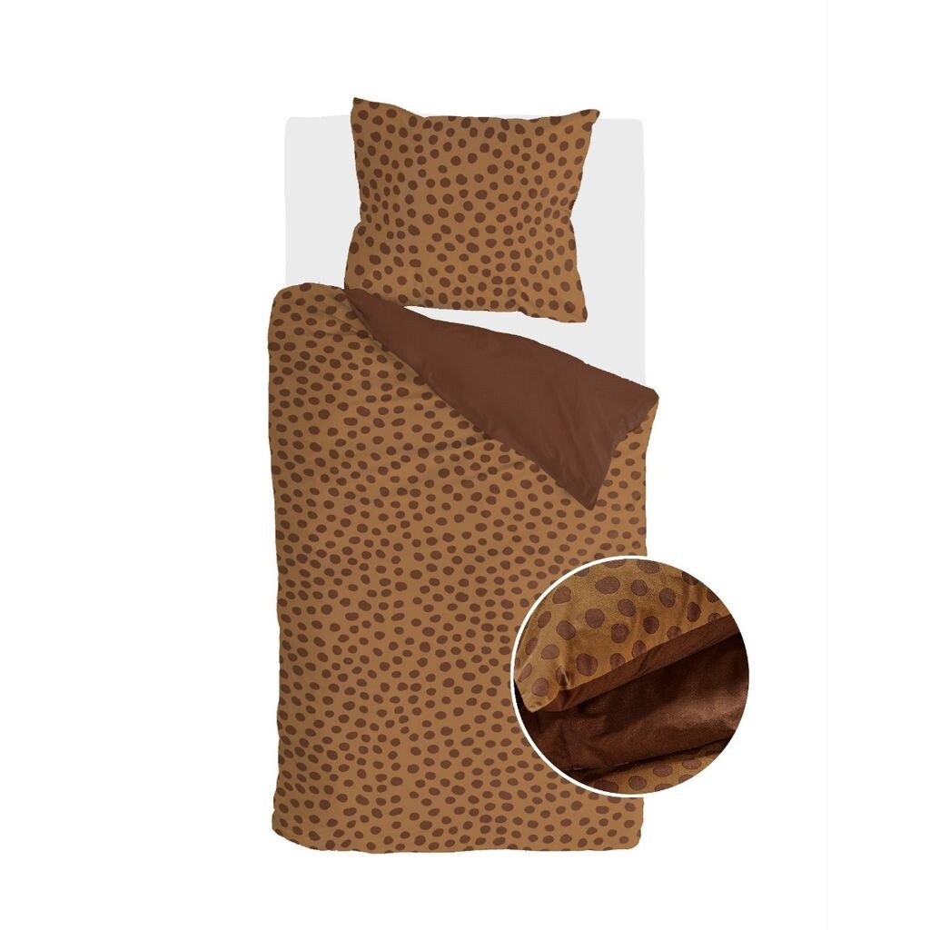 

Постельное белье Walra Spots & Dots Теплый коричневый - 135x200 см