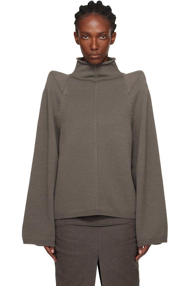 

Rick Owens Серые конкордианы с водолазкой