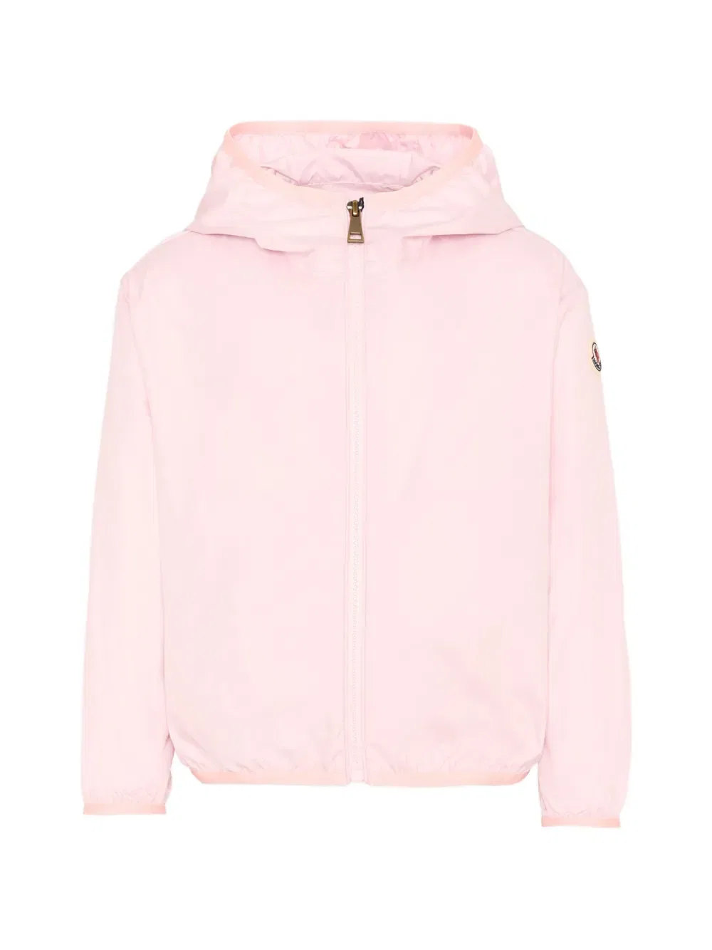 Куртка Fegeo с капюшоном и застежкой-молнией Moncler Enfant, розовый