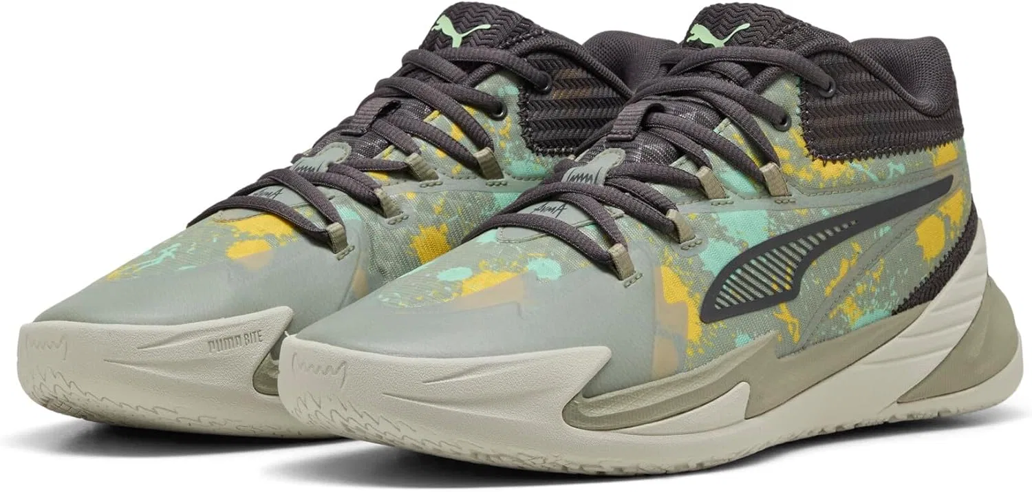 Мужские баскетбольные кроссовки PUMA Dagger, Lux Army Fresh Mint — фото 2