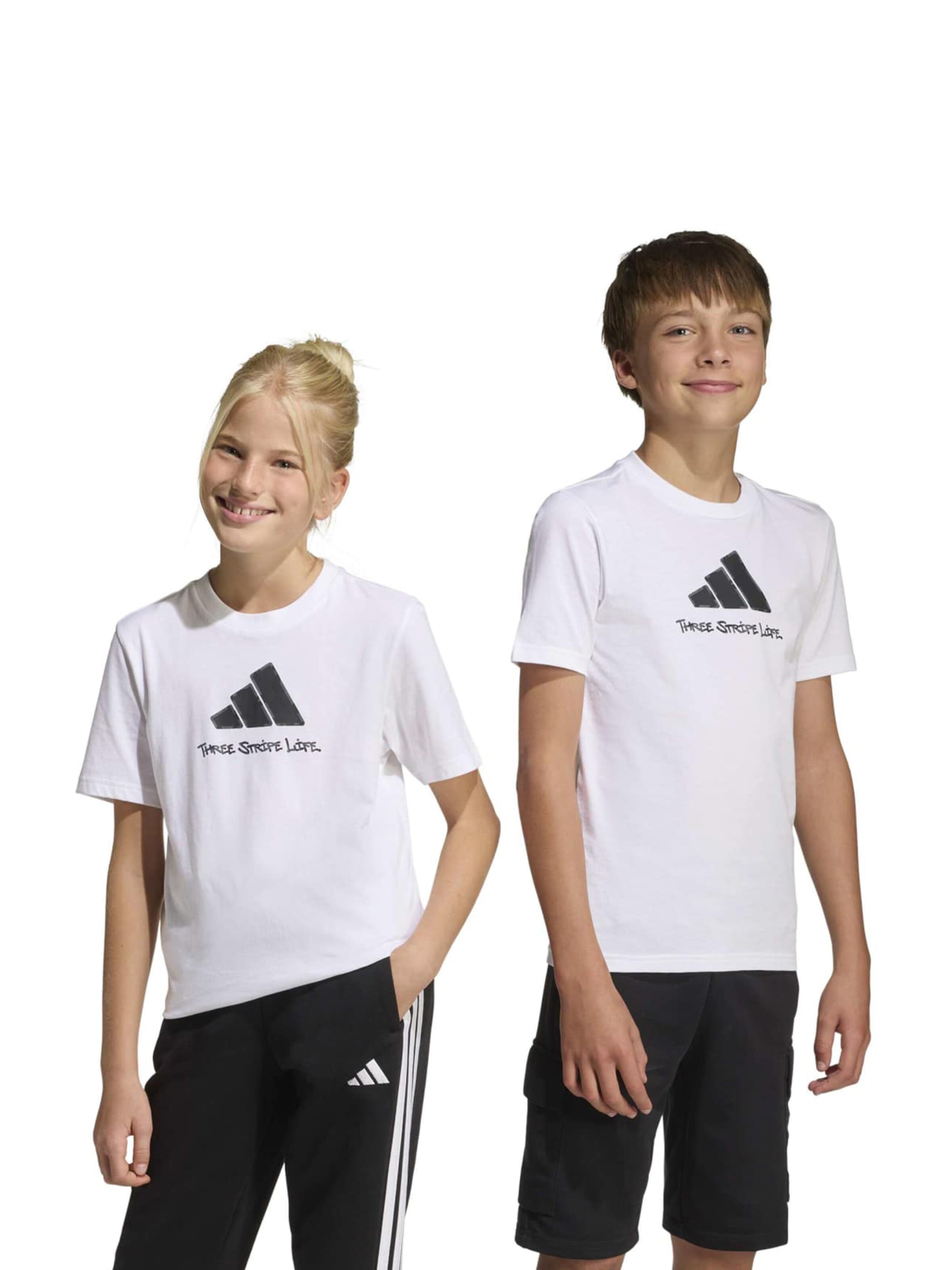 Adidas Sportswear Футболка Performance в белом цвете — фото 3