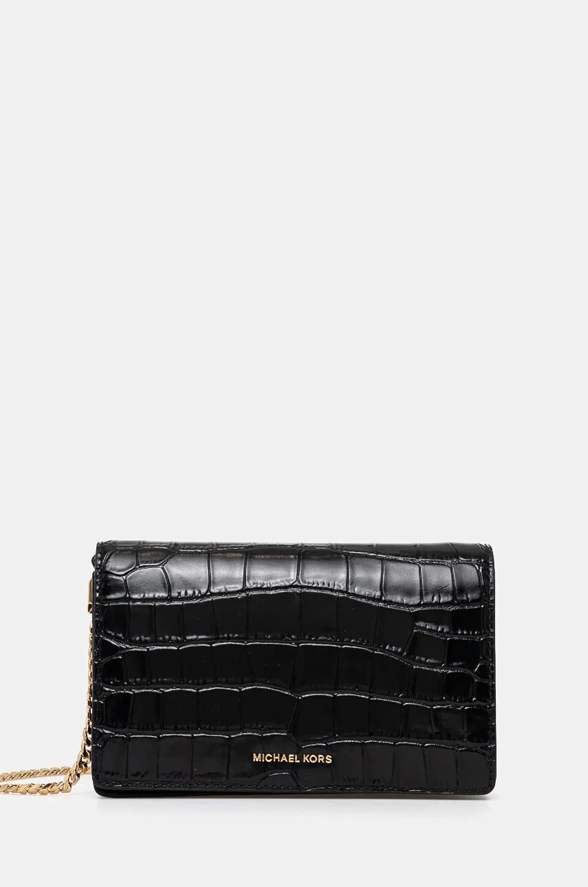 

Кожаная сумка MICHAEL Michael Kors, черный