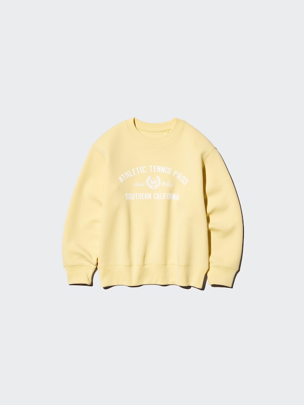 Свитшот Dry с графикой Uniqlo, 41 yellow — фото 4