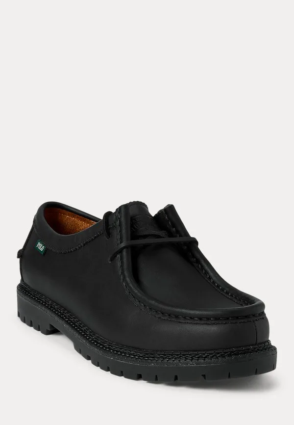 Лоферы jett с подошвой из натуральной кожи и лацканами Polo Ralph Lauren, Black — фото 2
