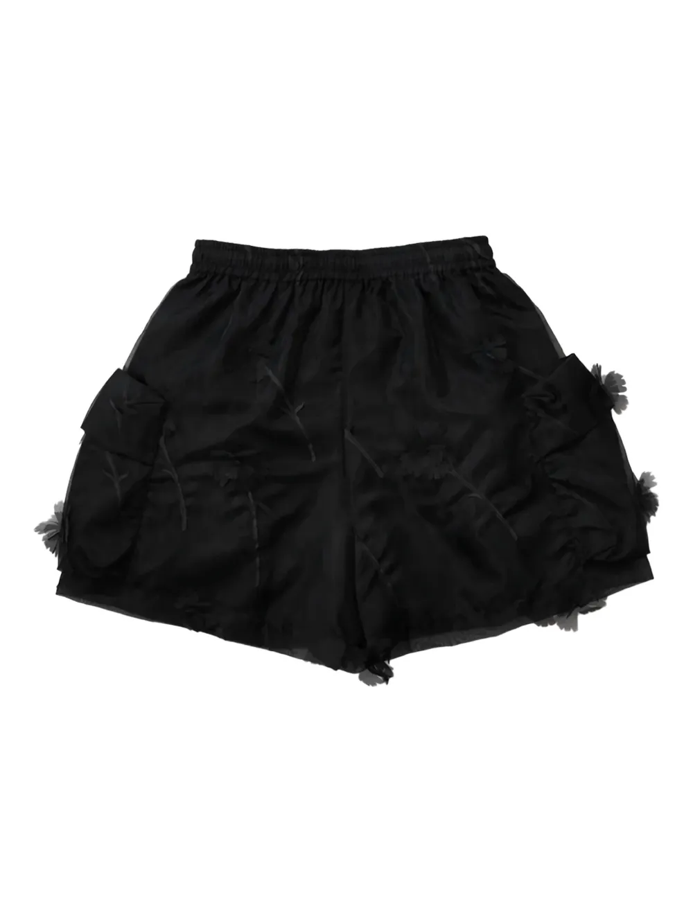 

Карго-шорты цвета гвоздики Simone Rocha, черный