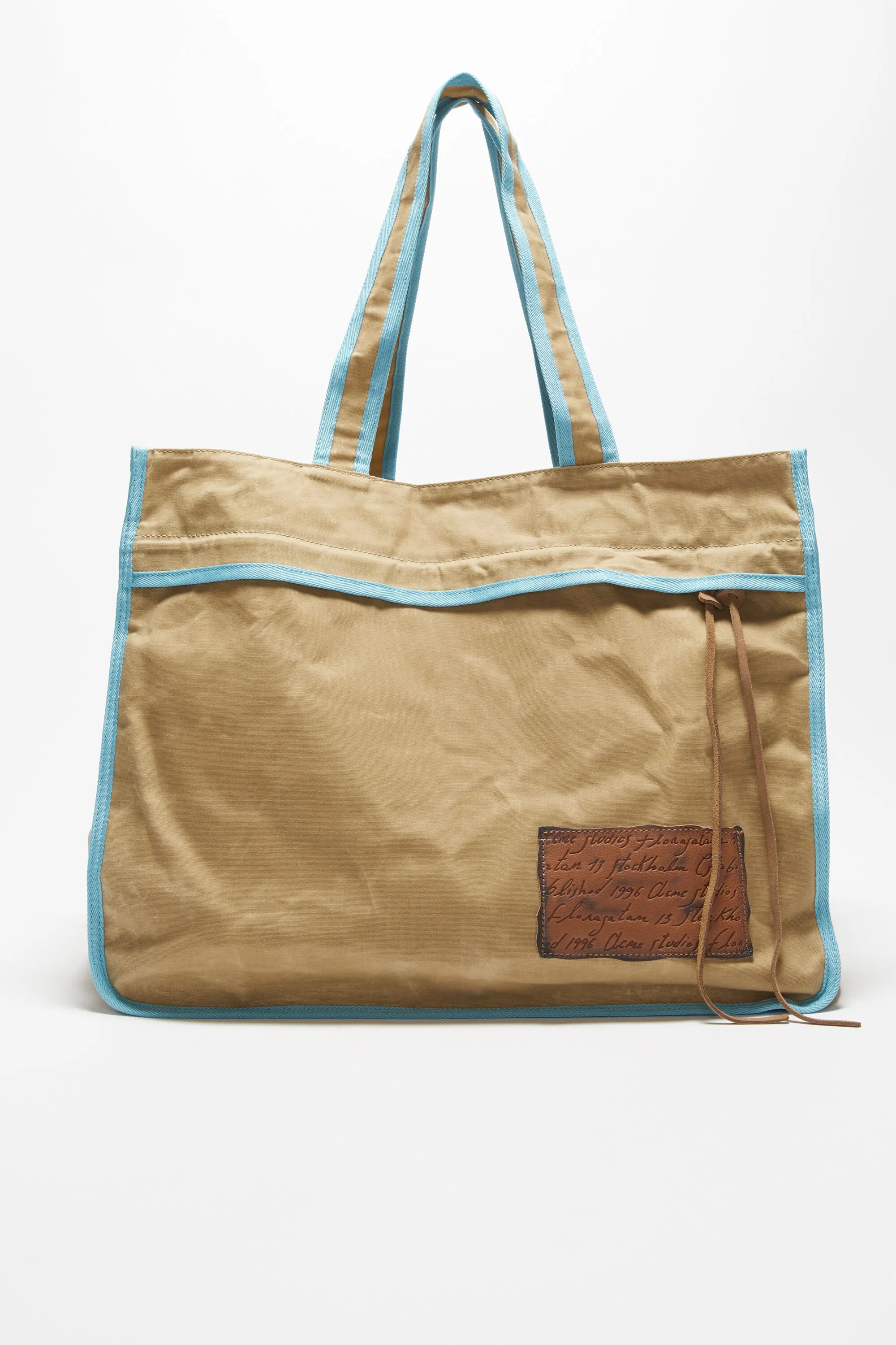 

Сумка Acne Studios, Beige/blue, Синий, Сумка Acne Studios, Beige/blue