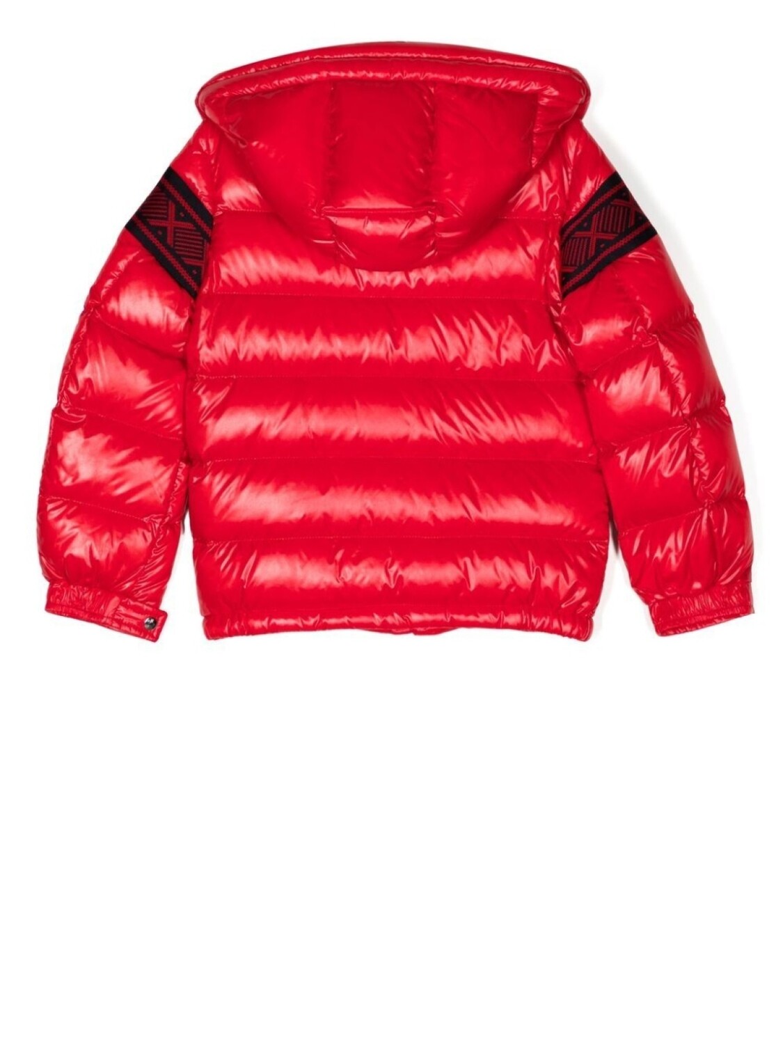 Пуховик Holmi с капюшоном Moncler Enfant, красный — фото 2