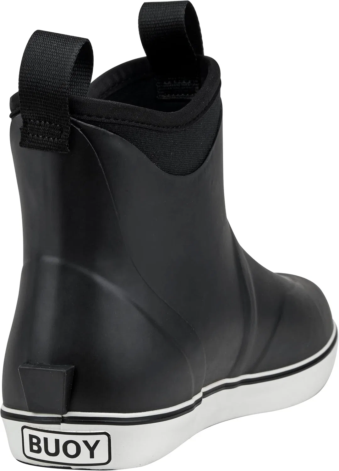 Мужские палубные ботинки Buoy Boots Deck Boots - короткие мужские дождевые ботинки, Black — фото 3
