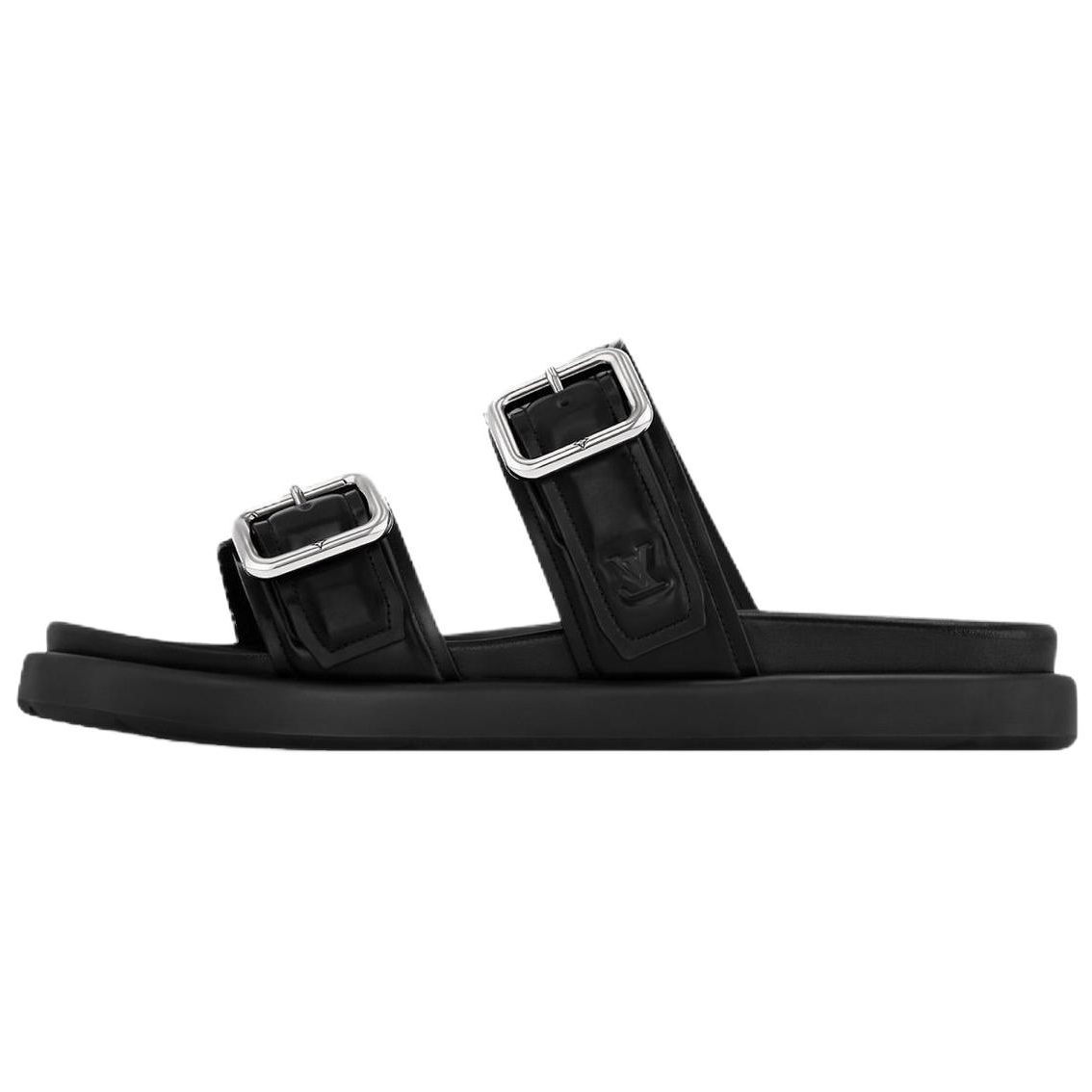 

LOUIS VUITTON Тапочки-слайды мужские черные