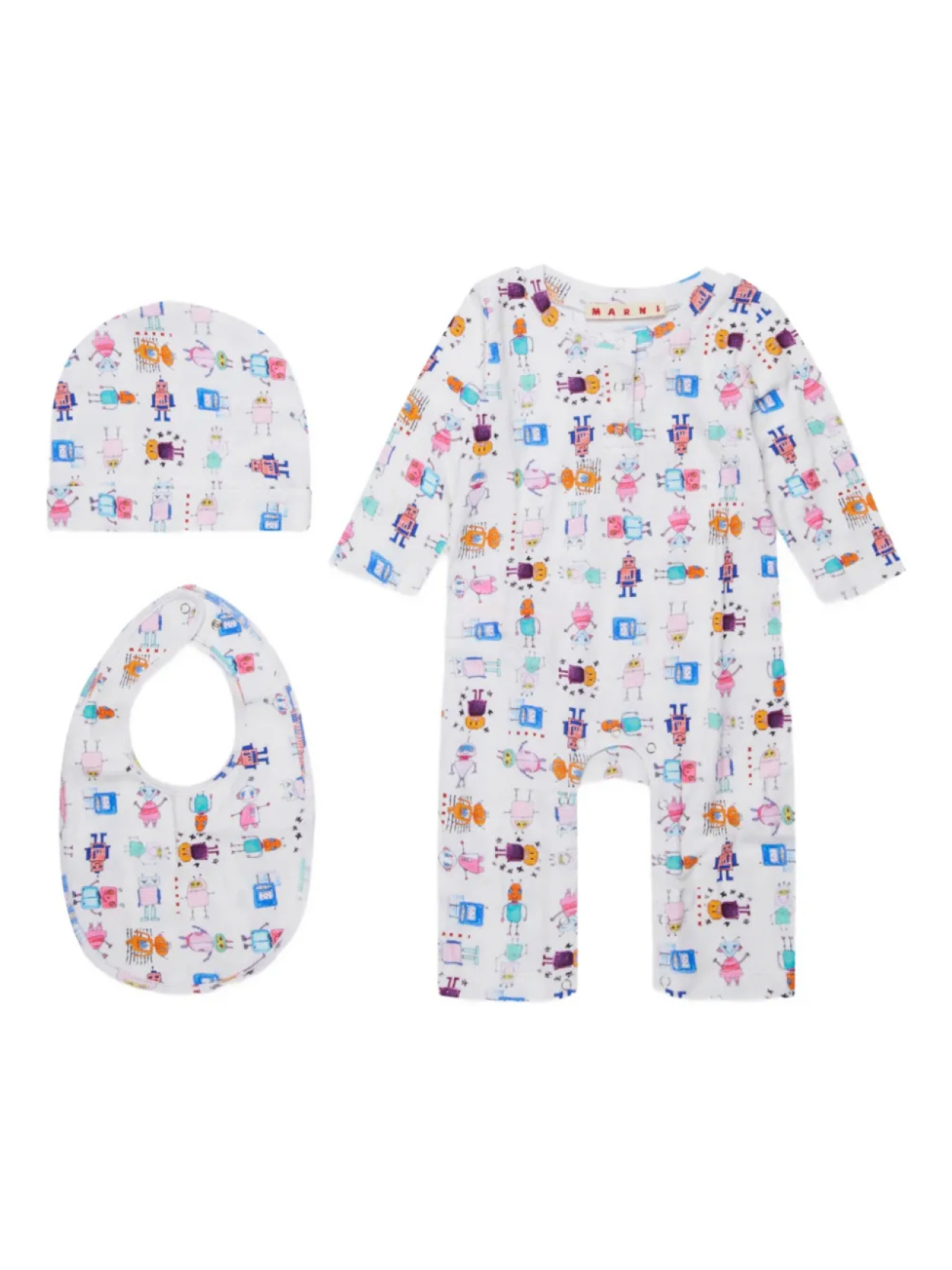 

Marni Kids комплект для новорожденного, белый