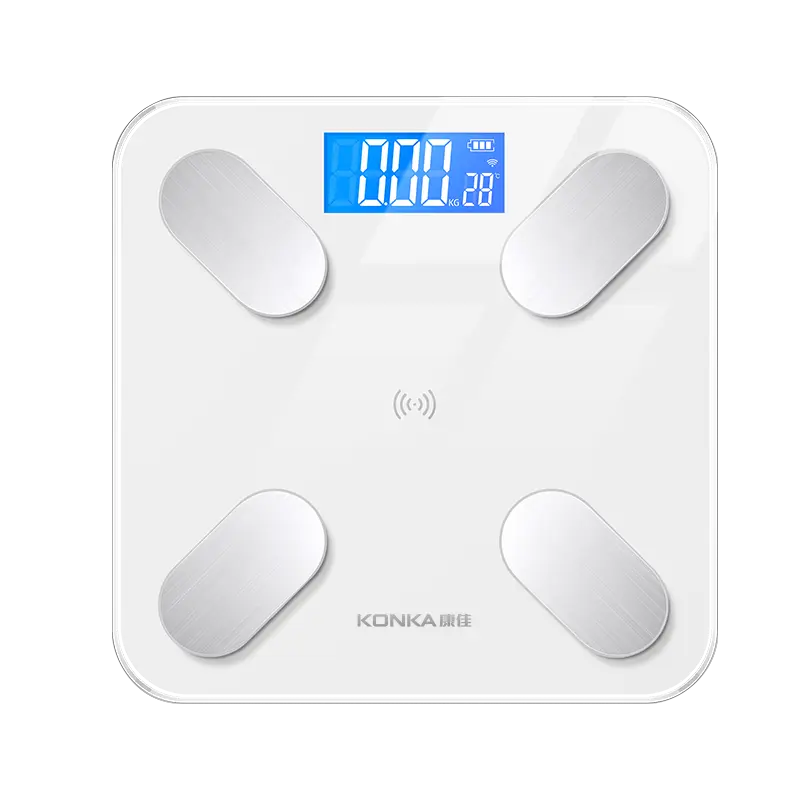 

Весы для измерения процента жира в организме KONKA, белый