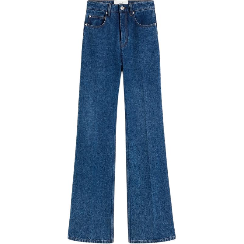 

Расклешенные джинсы с нашивкой-логотипом AMIPARIS, Vintage Blue