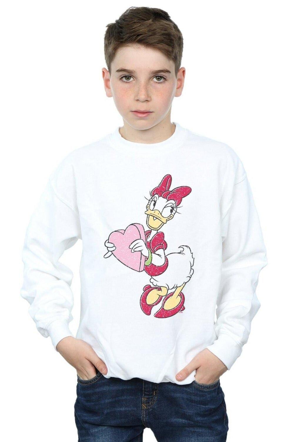 

Толстовка Daisy Duck Love Heart Disney, белый